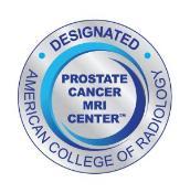 American College of Radiology designated prostate cancer seal